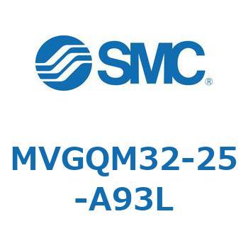 バルブ付ガイド一体形シリンダ ボールブッシュ軸受形 MVGQM SMC
