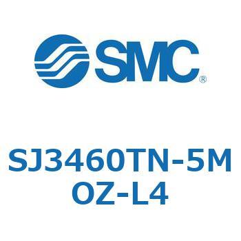 SJ3460TN-5MOZ-L4 SJ346 SMC 空気用 3位置エキゾーストセンタ 管接続口径Φ4エルボ管継手Ass'y(上取出し)