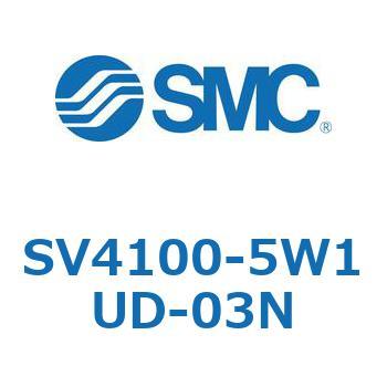 SV4100-5W1UD-03N 5ポートソレノイドバルブ SVシリーズ SMC 空気用 2位置シングル 管接続口径NPT3/8  SV4100-5W1UD-03N