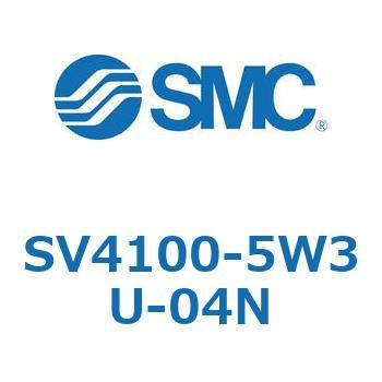 SV4100-5W3U-04N 5ポートソレノイドバルブ SVシリーズ SMC 空気用 2位置シングル 管接続口径NPT1/2  SV4100-5W3U-04N