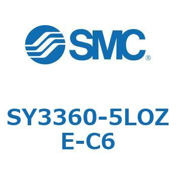 SY3360-5LOZE-C6 SY336 SMC 5ポート 空気用 3位置クローズドセンタ 管接続口径Φ6ワンタッチ管継手
