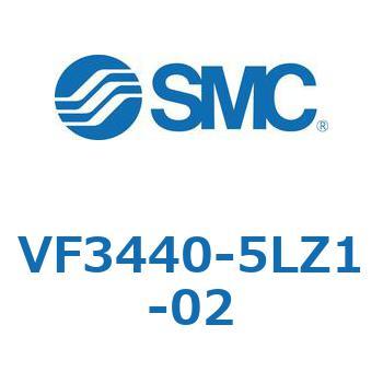 VF3440-5LZ1-02 5ポートパイロット形ソレノイドバルブ SMC 空気用 3位置エキゾーストセンタ 管接続口径Rc1/4  VF3440-5LZ1-02