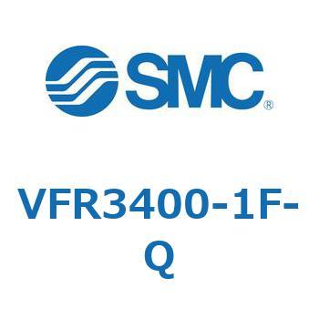 VFR3400-1F-Q 5ポートソレノイドバルブ SMC 空気用 3位置エキゾーストセンタ サブプレートなし  VFR3400-1F-Q