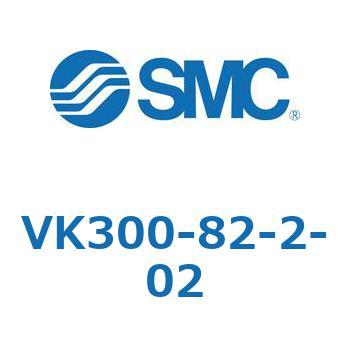 3ポートソレノイドバルブ直動ポペットタイプ弾性体シール SMC