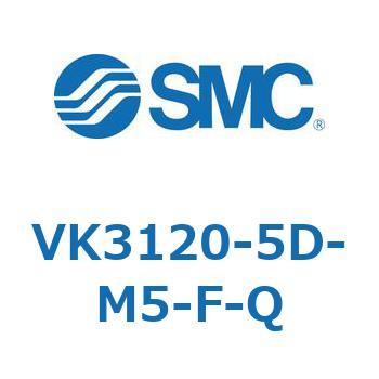 3ポートソレノイドバルブ直動ポペットタイプ弾性体シール SMC