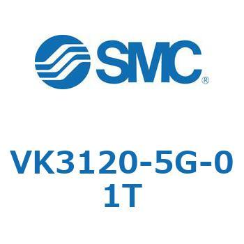 3ポートソレノイドバルブ直動ポペットタイプ弾性体シール SMC