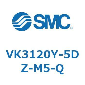 3ポートソレノイドバルブ直動ポペットタイプ弾性体シール SMC