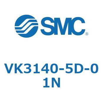3ポートソレノイドバルブ直動ポペットタイプ弾性体シール SMC