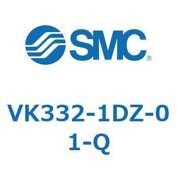 3ポートソレノイドバルブ直動ポペットタイプ弾性体シール SMC