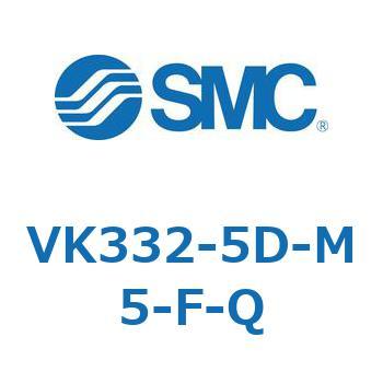 3ポートソレノイドバルブ直動ポペットタイプ弾性体シール SMC