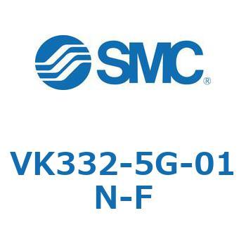 3ポートソレノイドバルブ直動ポペットタイプ弾性体シール SMC