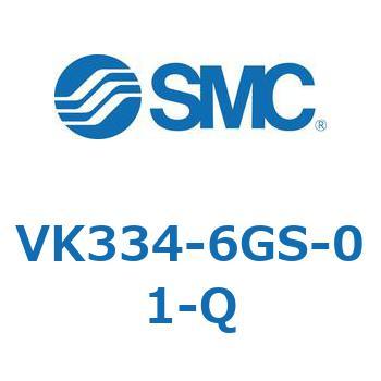 3ポートソレノイドバルブ直動ポペットタイプ弾性体シール SMC