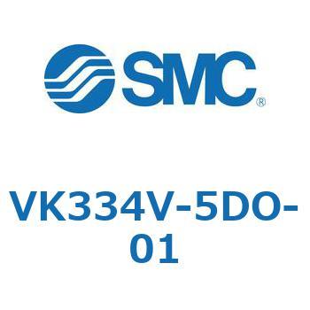 3ポートソレノイドバルブ直動ポペットタイプ弾性体シール SMC