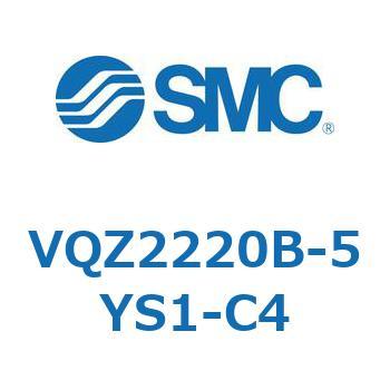 VQZ2220B-5YS1-C4 VQZ22 SMC 空気用 5ポート DIN形ターミナル(DC仕様) 2位置ダブル 管接続口径Φ4用ワンタッチ管継手