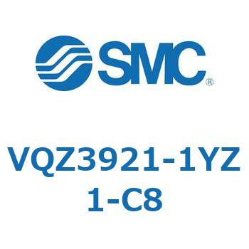 VQZ3921-1YZ1-C8 VQZ39 SMC 5ポート 空気用 DIN形ターミナル 管接続口径Φ8用ワンタッチ管継手