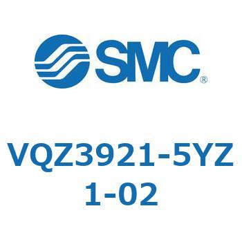 VQZ3921-5YZ1-02 VQZ39 SMC 5ポート 空気用 DIN形ターミナル 管接続口径Rc1/4
