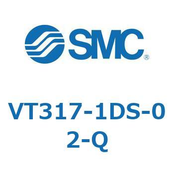 3ポートソレノイドバルブ 直動ポペットタイプ 弾性体シール VT317 SMC