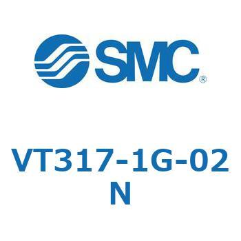 3ポートソレノイドバルブ 直動ポペットタイプ 弾性体シール VT317 SMC