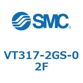 3ポートソレノイドバルブ 直動ポペットタイプ 弾性体シール VT317 SMC