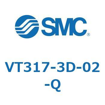 3ポートソレノイドバルブ 直動ポペットタイプ 弾性体シール VT317 SMC