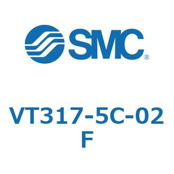 3ポートソレノイドバルブ 直動ポペットタイプ 弾性体シール VT317 SMC