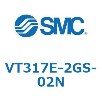 3ポートソレノイドバルブ 直動ポペットタイプ 弾性体シール VT317 SMC