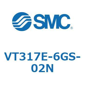 3ポートソレノイドバルブ 直動ポペットタイプ 弾性体シール VT317 SMC