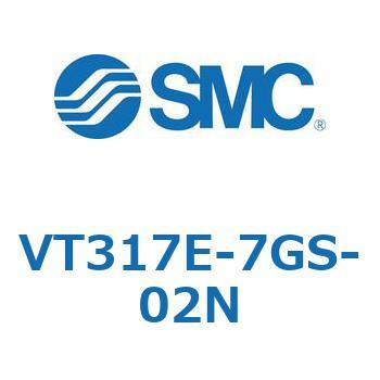 3ポートソレノイドバルブ 直動ポペットタイプ 弾性体シール VT317 SMC