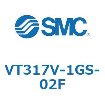 3ポートソレノイドバルブ 直動ポペットタイプ 弾性体シール VT317 SMC