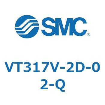 3ポートソレノイドバルブ 直動ポペットタイプ 弾性体シール VT317 SMC