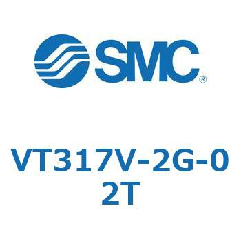3ポートソレノイドバルブ 直動ポペットタイプ 弾性体シール VT317 SMC