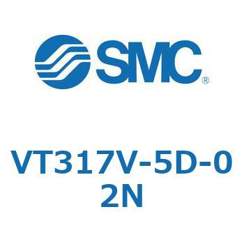 3ポートソレノイドバルブ 直動ポペットタイプ 弾性体シール VT317 SMC
