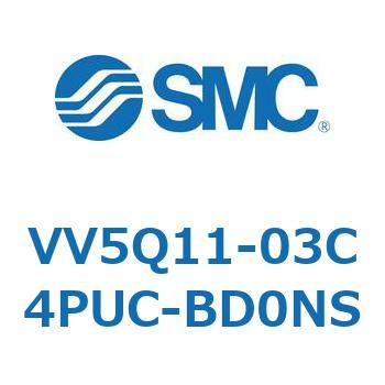 5ポートソレノイドバルブVQ用 マニホールド SMC