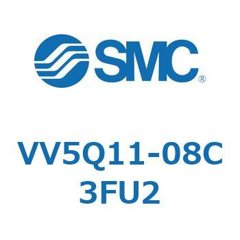 VV5Q11-08C3FU2 5ポートソレノイドバルブVQ用 マニホールド 1個 SMC 【通販モノタロウ】