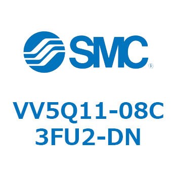 VV5Q11-08C3FU2-DN 5ポートソレノイドバルブVQ用 マニホールド 1個 SMC 【通販モノタロウ】