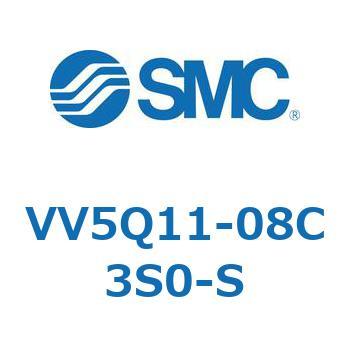 VV5Q11-08C3S0-S 5ポートソレノイドバルブVQ用 マニホールド 1個 SMC 【通販モノタロウ】
