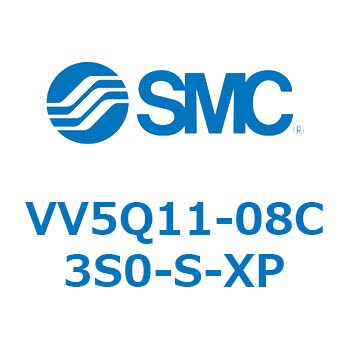 VV5Q11-08C3S0-S-XP 5ポートソレノイドバルブVQ用 マニホールド 1個 SMC 【通販モノタロウ】