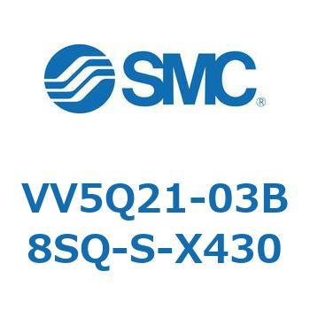 5ポートソレノイドバルブVQ用 マニホールド SMC