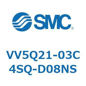 5ポートソレノイドバルブVQ用 マニホールド SMC