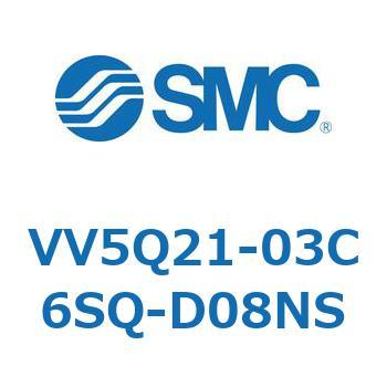 5ポートソレノイドバルブVQ用 マニホールド SMC