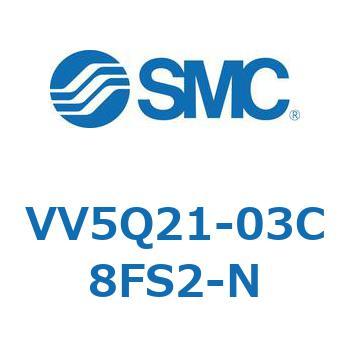 5ポートソレノイドバルブVQ用 マニホールド SMC