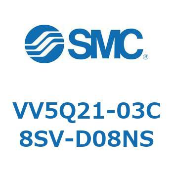 5ポートソレノイドバルブVQ用 マニホールド SMC