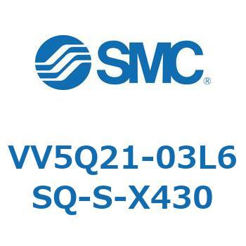 5ポートソレノイドバルブVQ用 マニホールド SMC