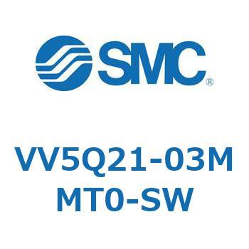 5ポートソレノイドバルブVQ用 マニホールド SMC