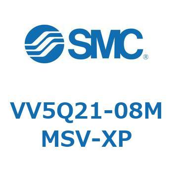 VV5Q21-08MMSV-XP 5ポートソレノイドバルブVQ用 マニホールド 1個 SMC