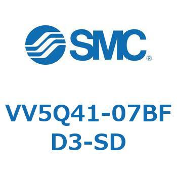 5ポートソレノイドバルブVQ4000用 マニホールド SMC