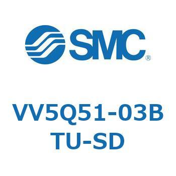 5ポートソレノイドバルブVQ5000用 マニホールド SMC