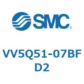 5ポートソレノイドバルブVQ5000用 マニホールド SMC