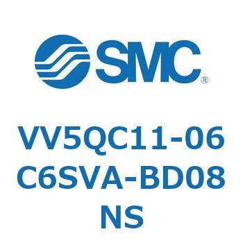 5ポートソレノイドバルブVQC用 マニホールド SMC