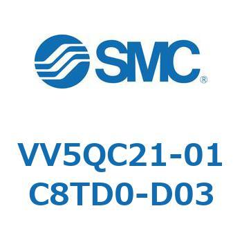 5ポートソレノイドバルブVQC用 マニホールド SMC